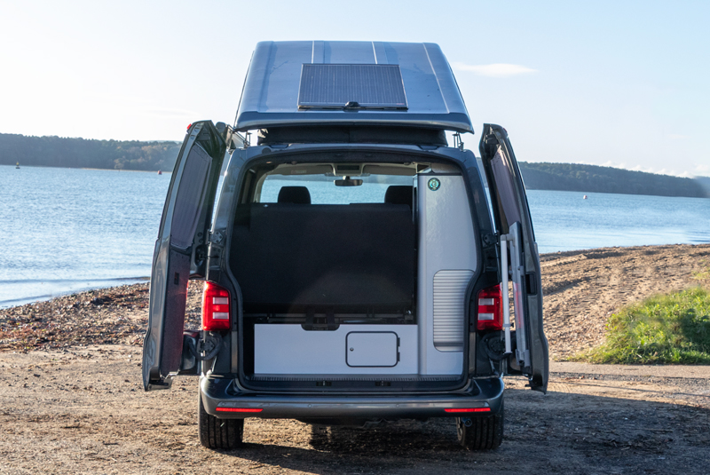 VW Transporter T6 140bhp 6 Speed Highline - Rear Doors Open Roof Up