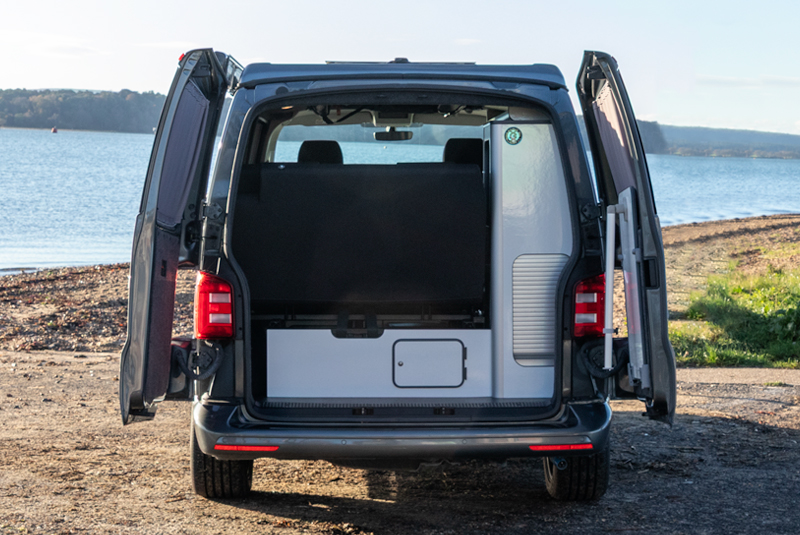 VW Transporter T6 140bhp 6 Speed Highline - Rear Doors Open