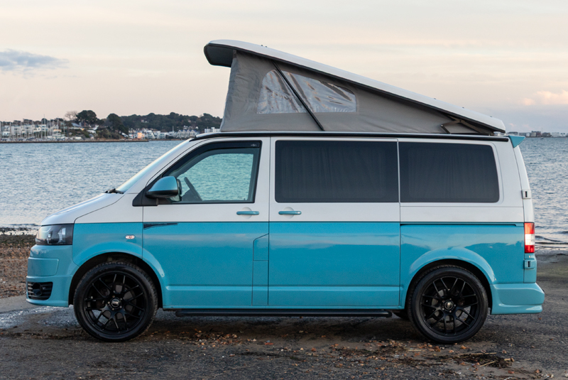 VW Transporter T5.1 140bhp SWB Monte Carlo Sportline - Left Side Roof Up