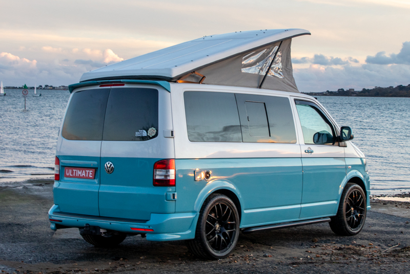 VW Transporter T5.1 140bhp SWB Monte Carlo Sportline - Rear Right Roof Up