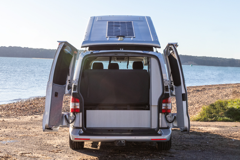 VW Transporter T5.1 140bhp SWB Sportline - Rear Doors Open Roof Up