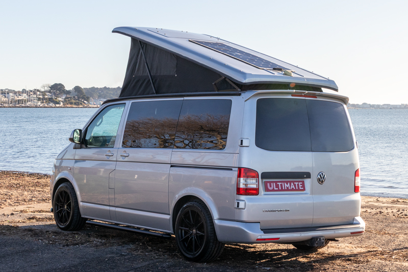 VW Transporter T5.1 140bhp SWB Sportline - Rear Left Roof Up