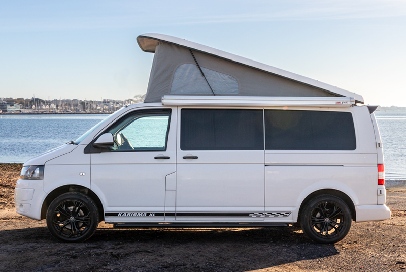 Transporter T5.1 Camper King Monte Carlo - Left Side Roof Up