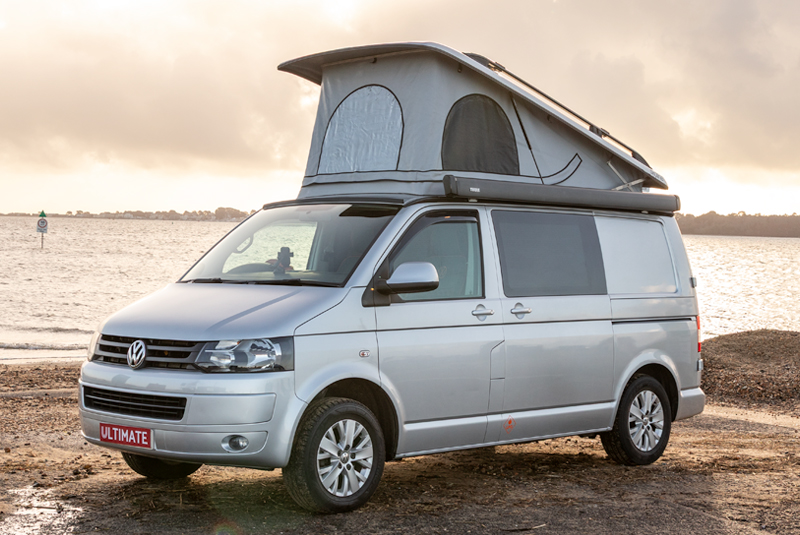 VW Transporter T5.1 140bhp SWB Highline - Front Left Roof Up