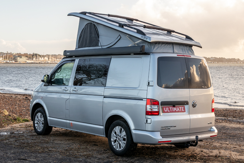 VW Transporter T5.1 140bhp SWB Highline - Rear Left Roof Up
