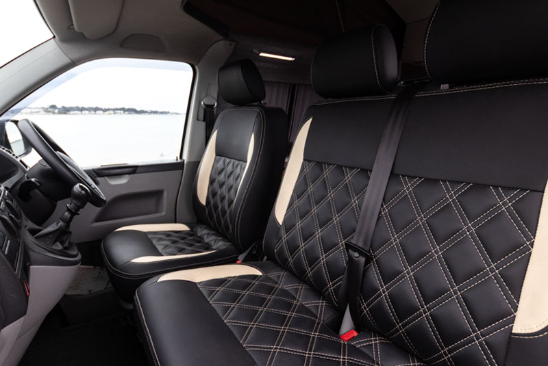 VW Transporter T5.1 Funky Dubz Camper - Front Seats
