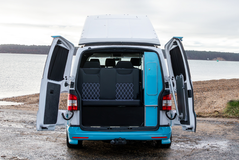 VW Transporter T5.1 140bhp SWB Monte Carlo Sportline - Rear Doors Open Roof Up