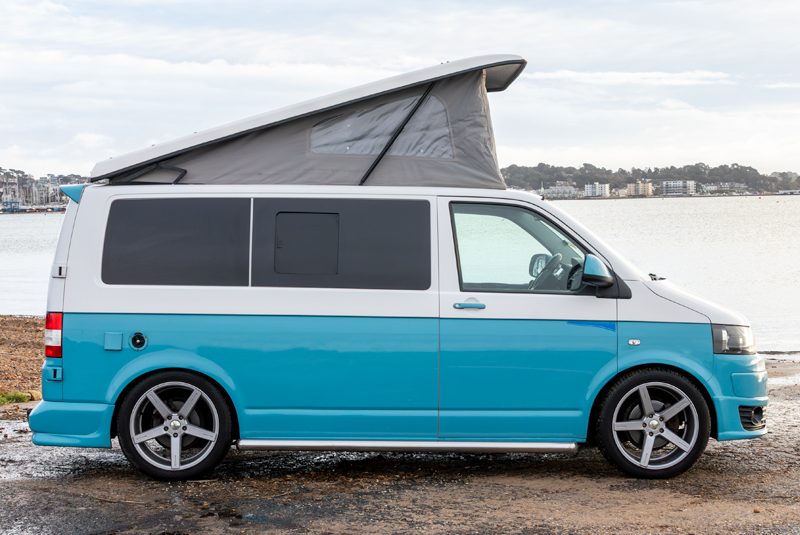 VW Transporter T5.1 140bhp SWB Monte Carlo Sportline - Right Side Roof Up