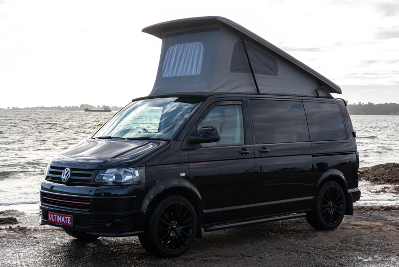 VW Transporter T5.1 130bhp SWB Sportline - Front Left Roof Up