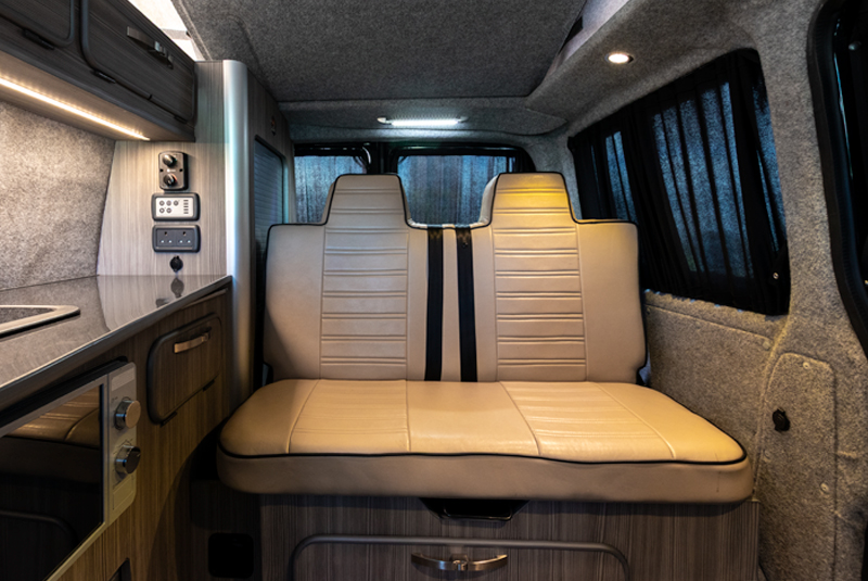 VW Transporter T5.1 130bhp SWB Sportline - Rear Seats