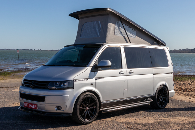 VW Transporter T5.1 140bhp SWB Monte Carlo Sportline - Front Left Roof Up