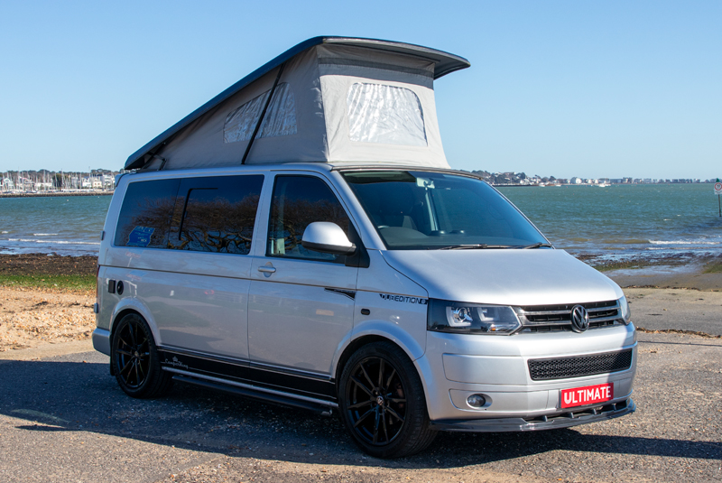 VW Transporter T5.1 140bhp SWB Monte Carlo Sportline - Front Right Roof Up