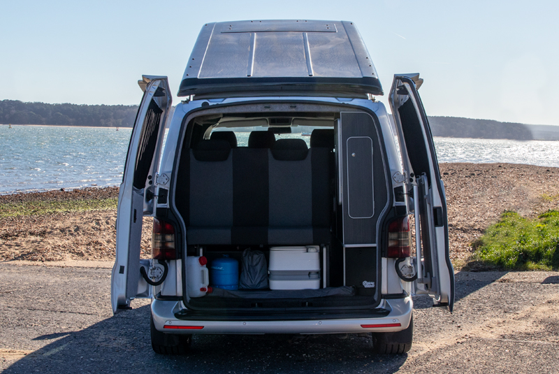 VW Transporter T5.1 140bhp SWB Monte Carlo Sportline - Rear Doors Open Roof Up