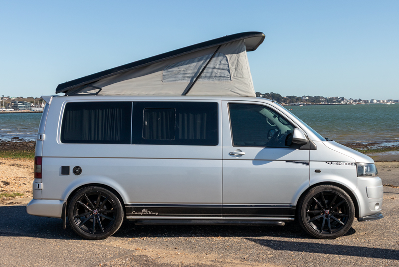 VW Transporter T5.1 140bhp SWB Monte Carlo Sportline - Right Side Roof Up