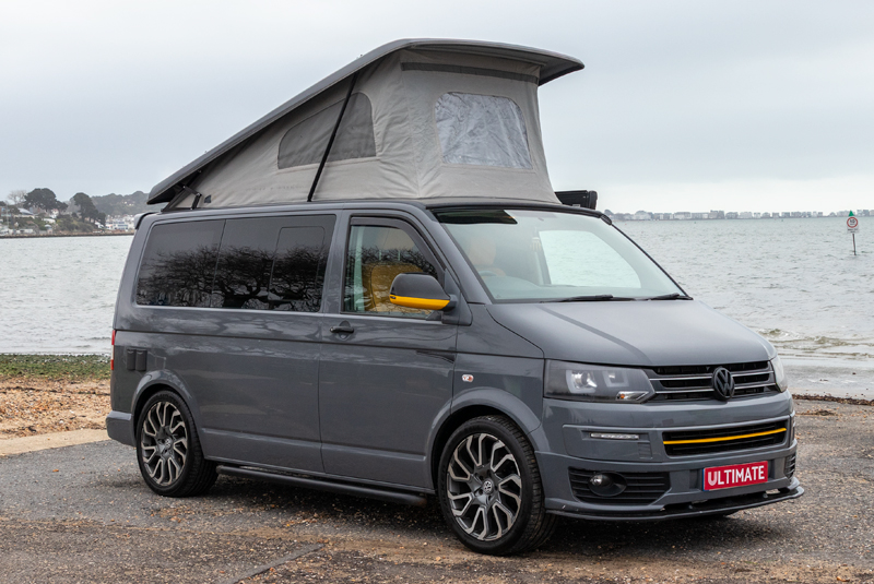 VW Transporter T5.1 140bhp SWB Autohaus Sportline - Front Left Roof Up