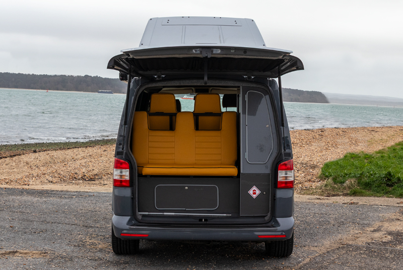 VW Transporter T5.1 140bhp SWB Autohaus Sportline - Rear Doors Open Roof Up