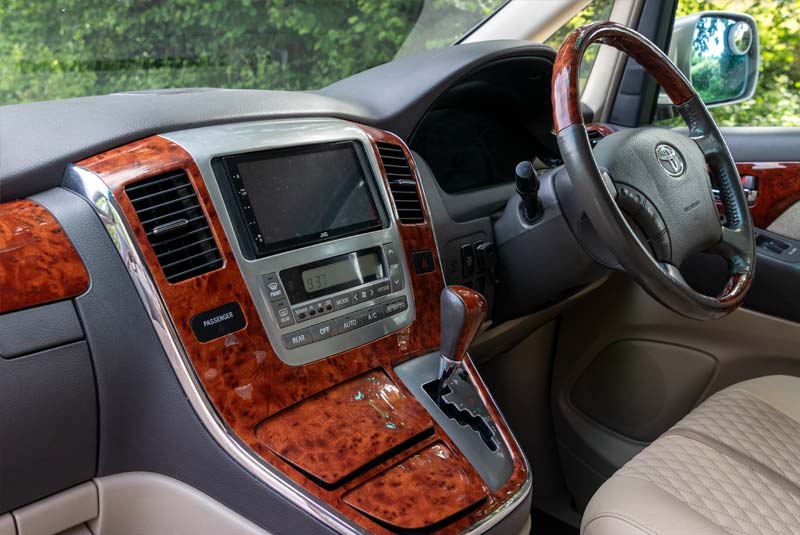 Alphard Camper - Dashboard