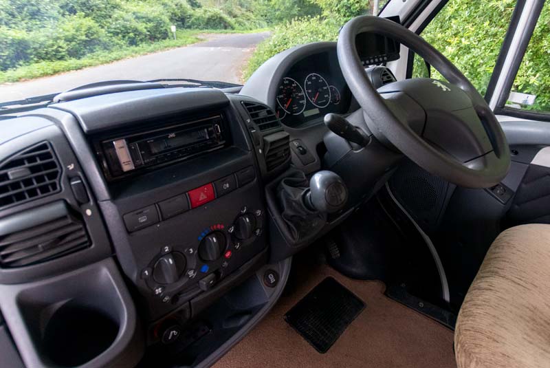 Autocruise Starlight Cab Over Sleeper - Dashboard