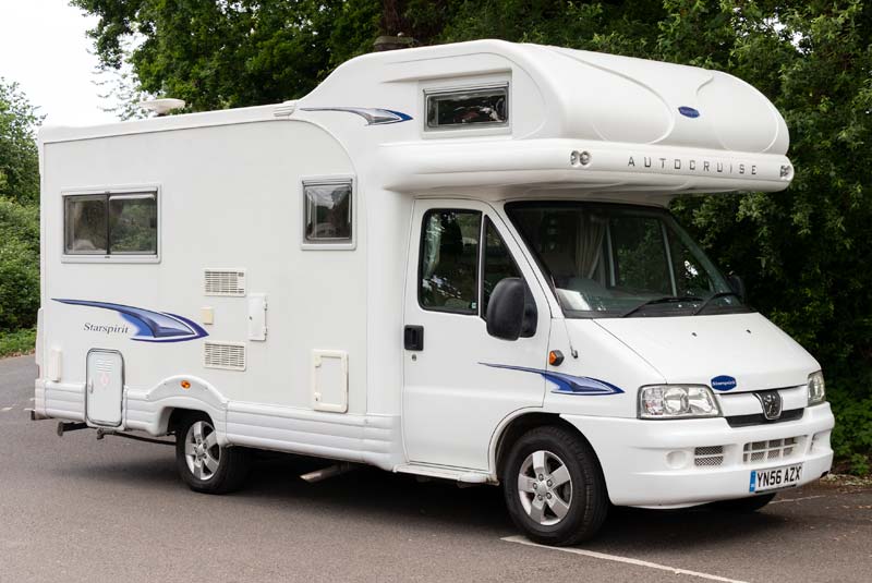 Autocruise Starlight Cab Over Sleeper - Front Right
