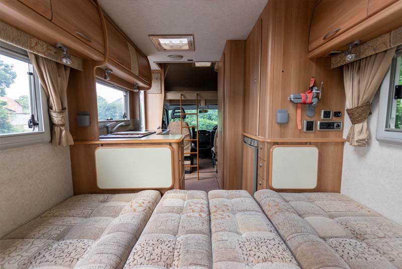 Autocruise Starlight Cab Over Sleeper - Rear Bed