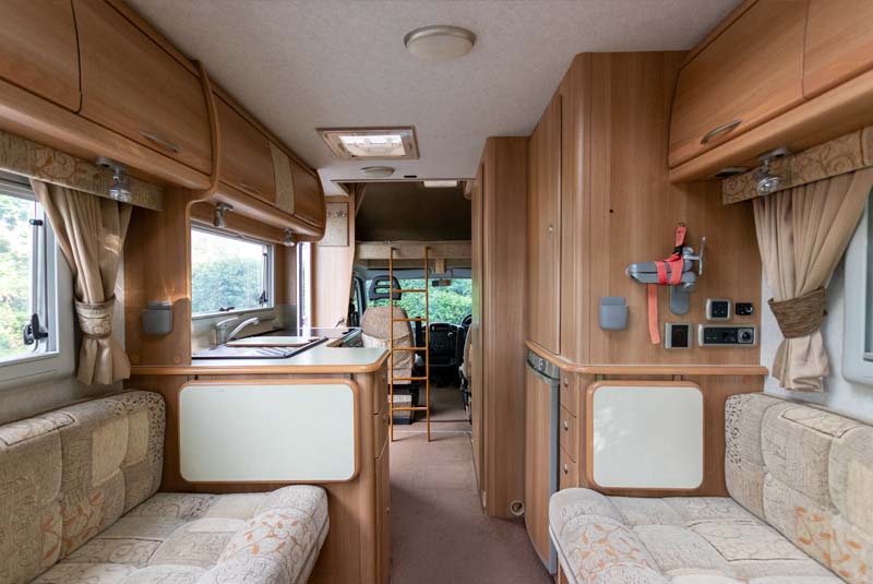 Autocruise Starlight Cab Over Sleeper - Rear Looking Through