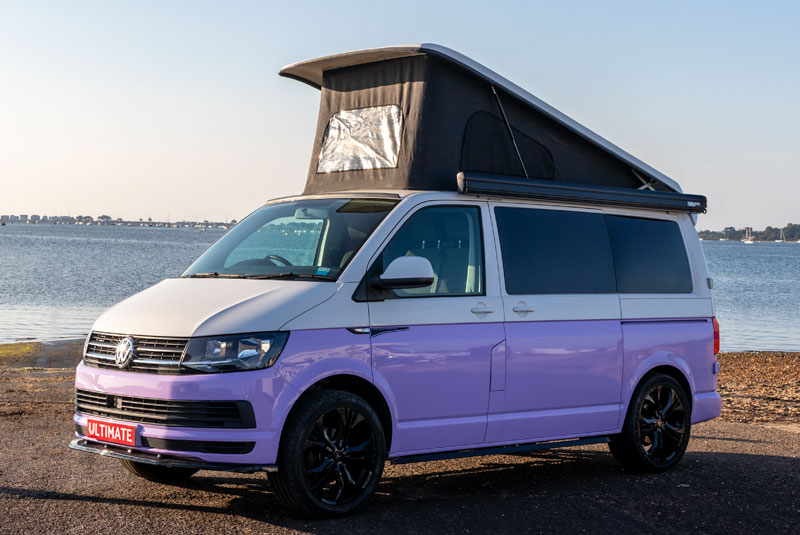 VW Transporter T6 140bhp Sportline Camper - Front Left Roof Up