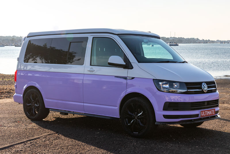 VW Transporter T6 140bhp Sportline Camper - Front Right