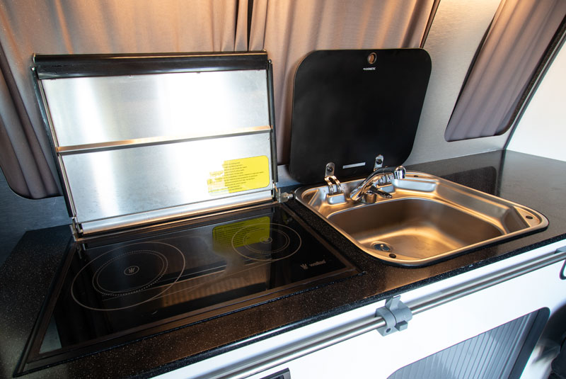 VW Transporter T6 140bhp Sportline Camper - Kitchen