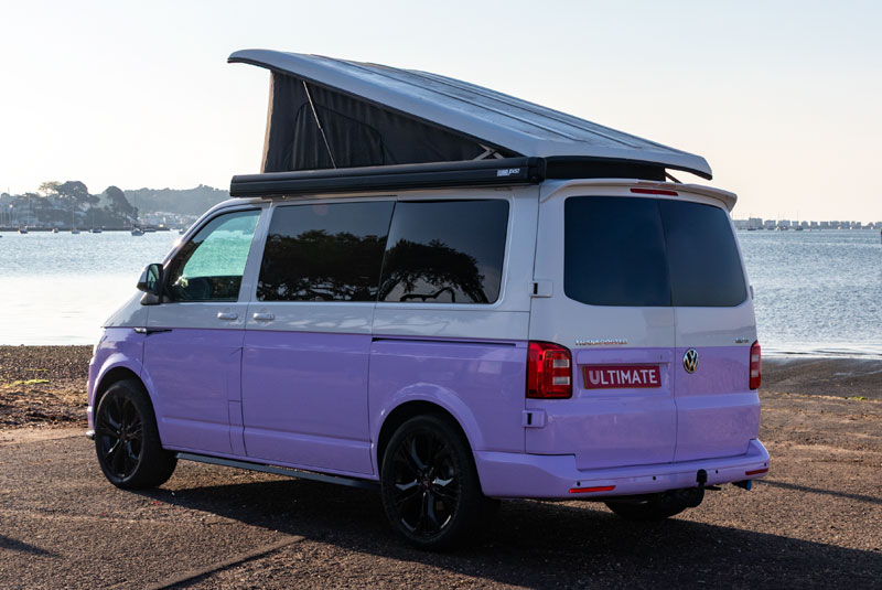 VW Transporter T6 140bhp Sportline Camper - Rear Left Roof Up