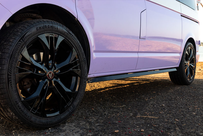VW Transporter T6 140bhp Sportline Camper - Wheels and Bars