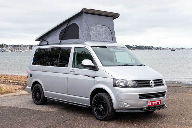 VW Transporter T5.1 140bhp Camper Tailgate - Front Right Roof Up