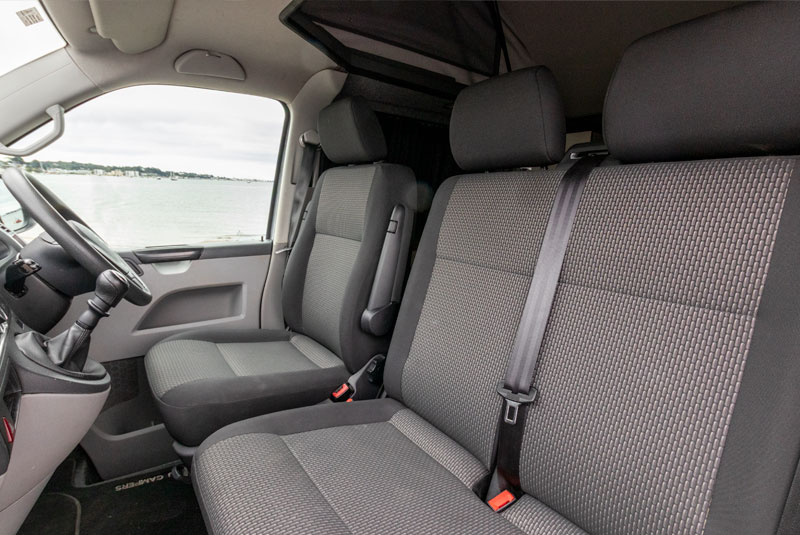 VW Transporter T5.1 140bhp Camper Tailgate - Front Seats