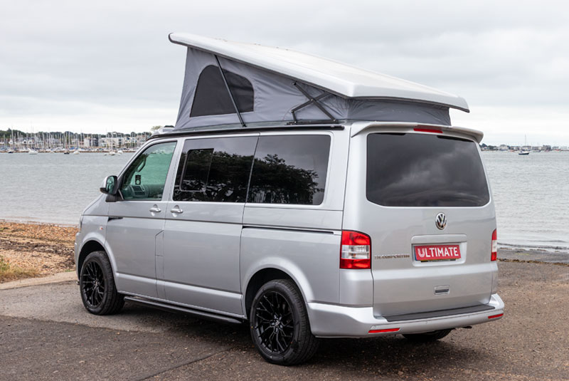 VW Transporter T5.1 140bhp Camper Tailgate - Rear Left Roof Up