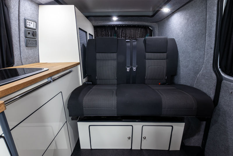 VW Transporter T5.1 140bhp Camper Tailgate - Rear Seats