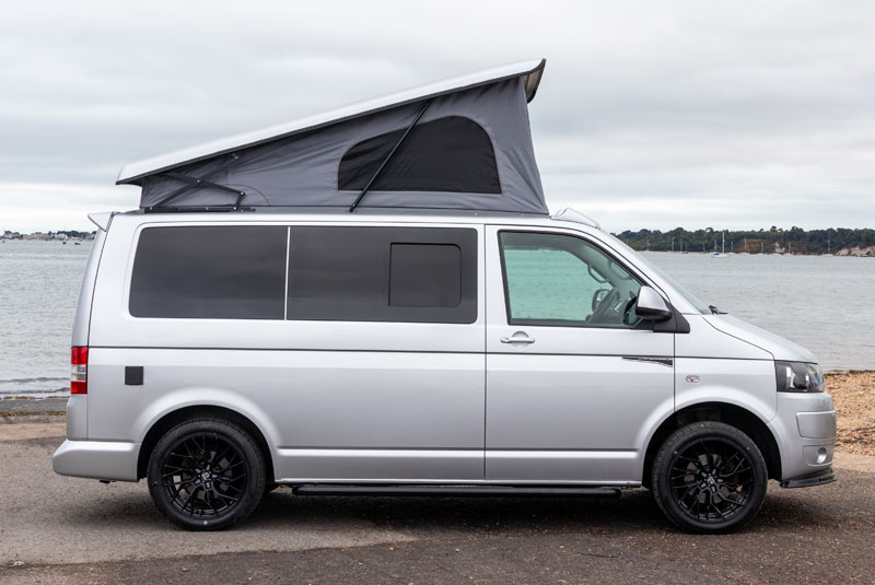 VW Transporter T5.1 140bhp Camper Tailgate - Right Side Roof Up