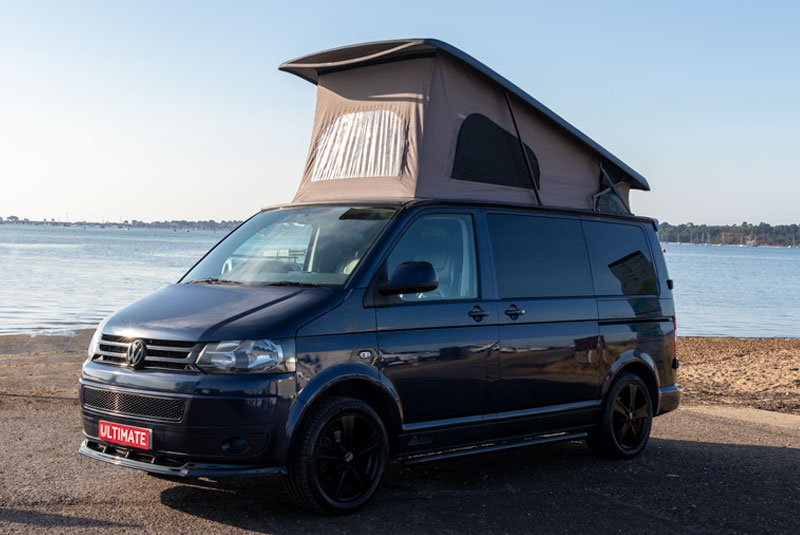 VW Transporter T5.1 140bhp SWB Highline Autohaus Ashton - Front Left Roof Up