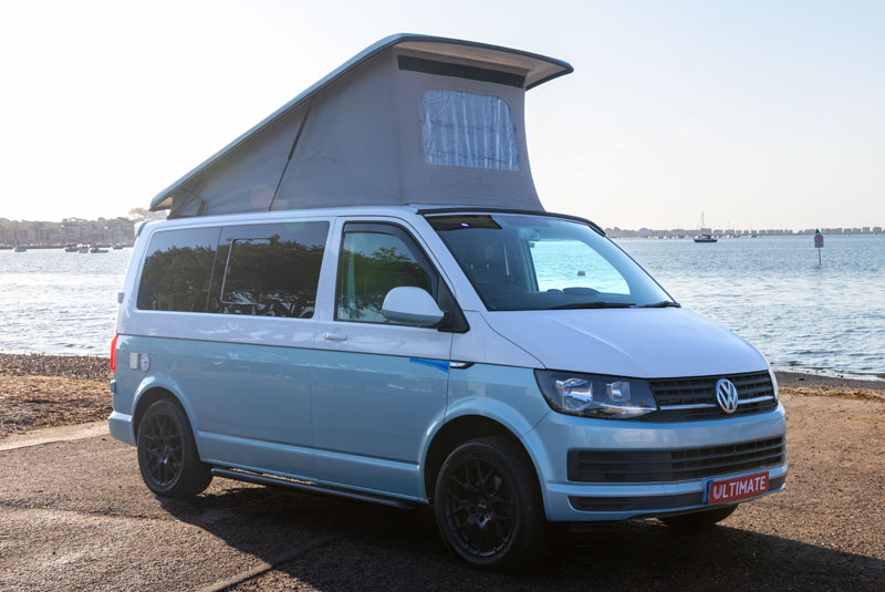 VW Transporter T6 140bhp Sportline Camper - Front Right Roof Up