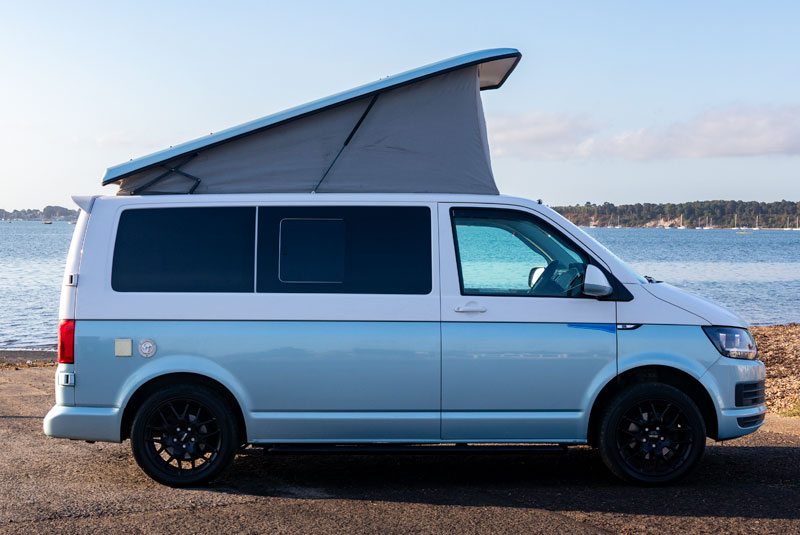 VW Transporter T6 140bhp Sportline Camper - Right Side Roof Up