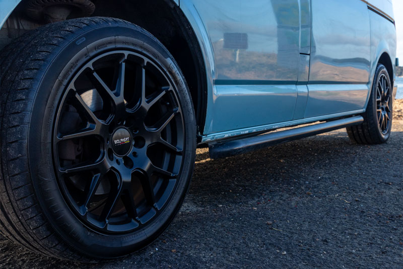 VW Transporter T6 140bhp Sportline Camper - Wheels and Bars
