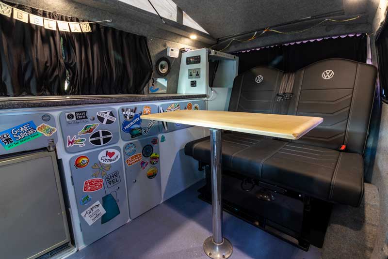VW Transporter T4 110bhp SWB Camper Van - Table