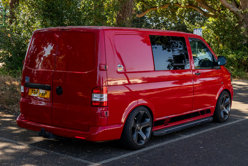 VW Transporter T5 130bhp Day Van SWB Sportline - Rear Right
