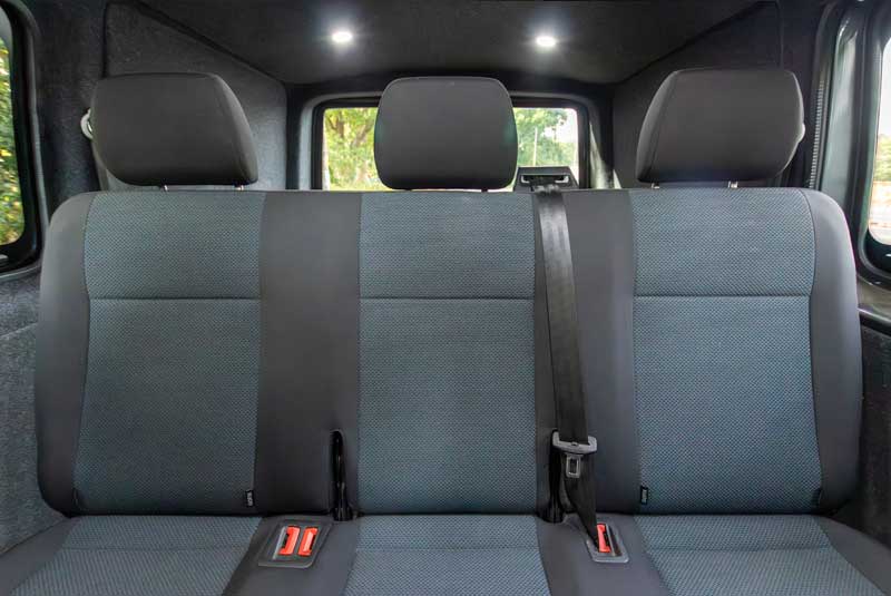 VW Transporter T6 140bhp SWB Kombi - Rear Seats