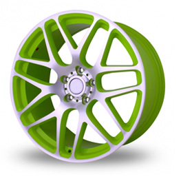 Ultimate-170 Green Alloy Wheel