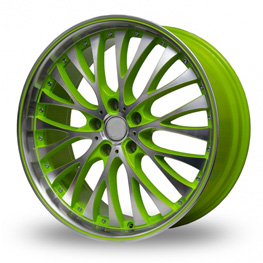 Ultimate-861 Green Alloy Wheel